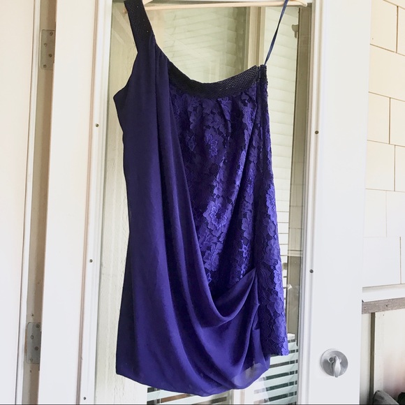 Asymmetrical Draped Dress - Picture 1 of 6